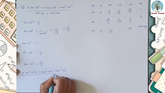 Trigonometry Ch-8 Exercise 8.2 Question no 1 (v) #trigonometry #education #educateyourself смотреть онлайн