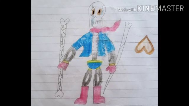 (Undertale HARD MODE)Disbelief Papyrus Phase 1 HATRED смотреть онлайн