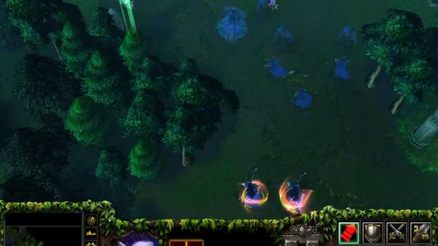 прохождение игры Warcraft III Компания за ночных эльфов глава 2 Дочери луны смотреть онлайн