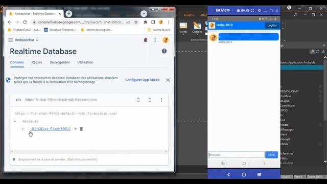 Windev Mobile Chat app Firebase Realtime database - Java code смотреть онлайн