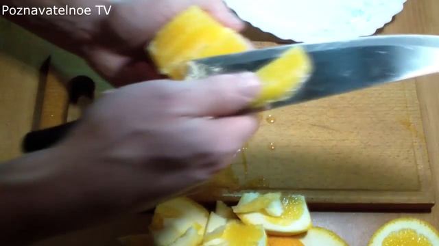 КАК БЫСТРО ПОЧИСТИТЬ И ФИЛИРОВАТЬ АПЕЛЬСИН за одну минуту Лайфхак от Poznavatelnoe TV смотреть онлайн