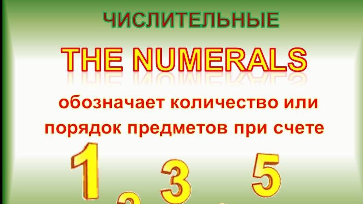 Cardinal numerals.Количественные числительные. Даты и номера телефонов на английском. Полное правило смотреть онлайн