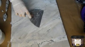 Мастер-класс по нанесению венецианской штукатурке VGT, срез камня.