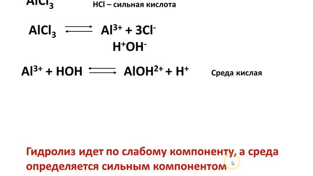 Гидролиз солей смотреть онлайн