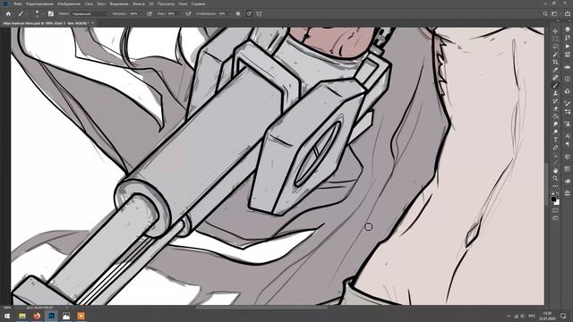 Рисую чужого персонажа по-своему | Nero speedpaint (DrawThisInYourStyle) смотреть онлайн