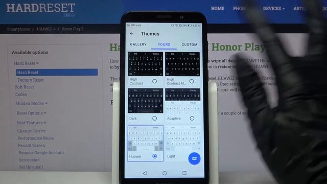 HUAWEI Honor Play 7 – Manage Keyboard Settings & Change Keyboard Theme смотреть онлайн