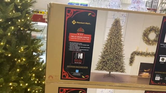 Christmas Decor at Sam Club?! Shop with me! смотреть онлайн