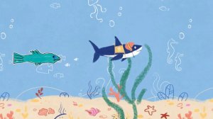 МУЛЬТФИЛЬМ ПРО АКУЛ - ДВЕ АКУЛЫ НА ПЕРЕГОНКИ - МУЛЬТИК ДЛЯ ДЕТЕЙ