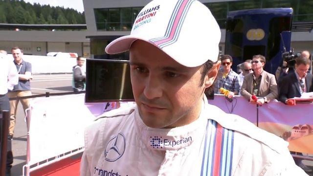 Felipe Massa interview after Qualifying in Austria 2014 смотреть онлайн