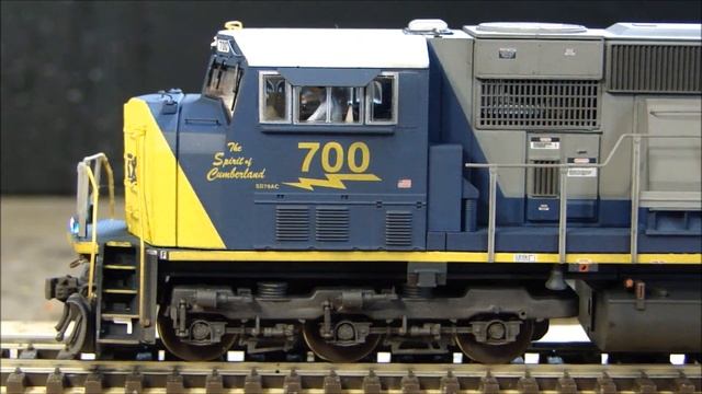 Custom Athearn Genesis CSX SD70MAC #700 смотреть онлайн