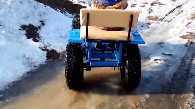 Мини трактор из мотоблока своими руками /2 смотреть онлайн