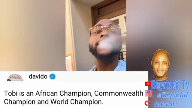 Davido React to Tobi Amusan Commonwealth Word Record as he send her Love from London смотреть онлайн