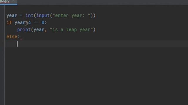 python program to check leap year смотреть онлайн