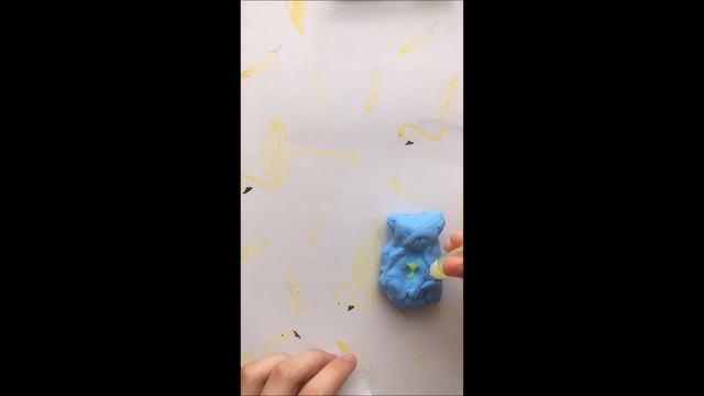 Слайм из легкого пластилина