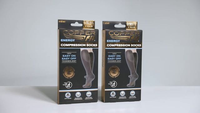 Copper Fit Energy Compression Sock How-To Video смотреть онлайн