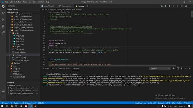 OBJECT DETECTION challenge in Python with OpenCV and YOLO for the MLH: Local Hack Day 2021 смотреть онлайн