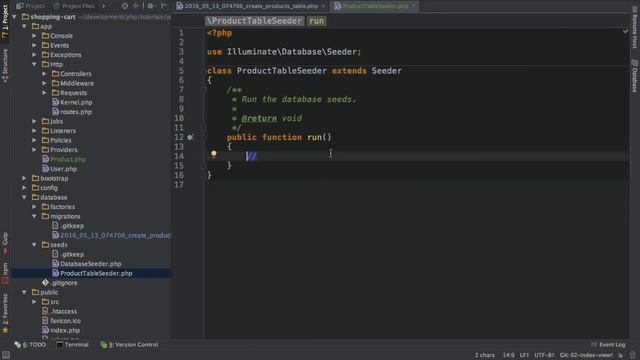 Laravel 5 2 PHP Build a Shopping Cart #3 Data Migrations & Seeding Tsr3NgoExfo смотреть онлайн