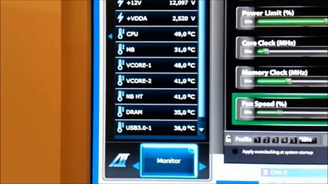 AMD FX-6300 + 2GPUs - power consumption test смотреть онлайн
