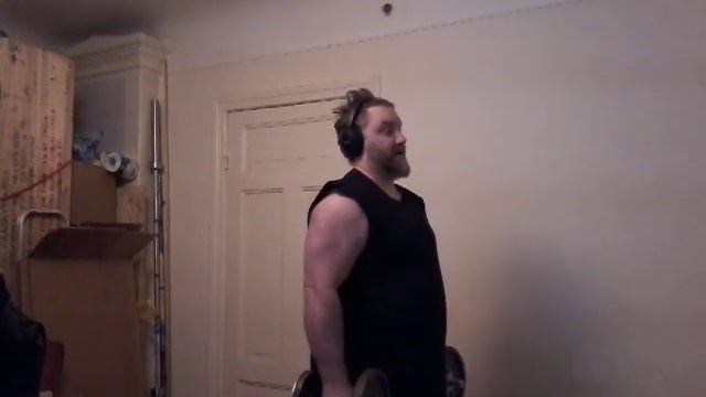 Biceps with dumbbells Episode 32, 3sets 2x11kg,24lbs 55reps смотреть онлайн