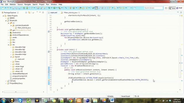 Android development Tutorial Bluetooth - 5 смотреть онлайн