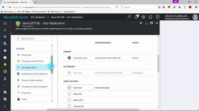 Azure SQL- GEO Replication смотреть онлайн