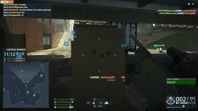 Battlefield Hardline Beta - Sniping changes and MAGNUM ammo - AWM bolt action gameplay смотреть онлайн