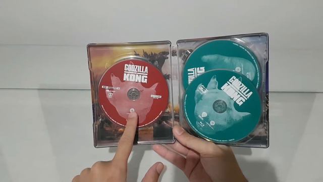 Godzilla VS Kong 4k 3D Steelbook Edition unboxing смотреть онлайн