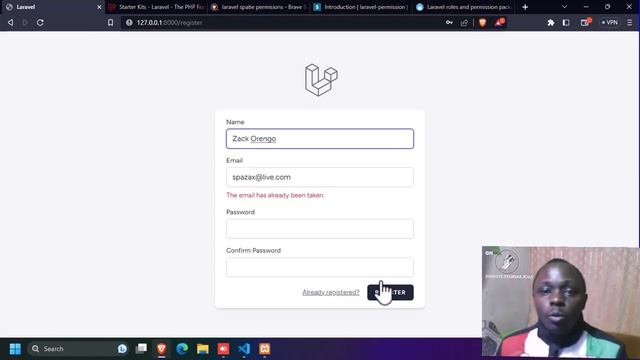 Setting up Laravel Breeze смотреть онлайн