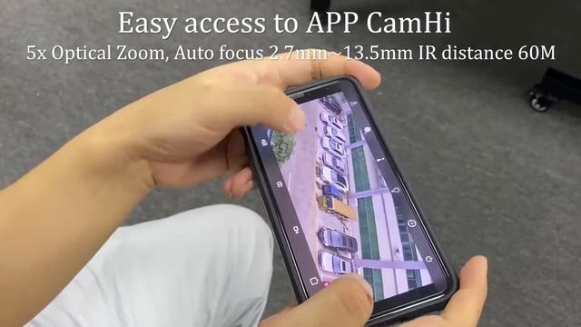 Anpviz 5MP PTZ Wifi IP Camera Outdoor 5X Zoom Wireless Security CCTV Camera Two-Way Audio MicSpeake