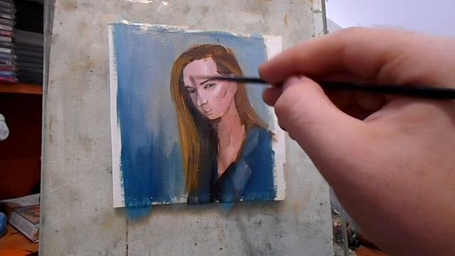КАК НАРИСОВАТЬ ПОРТРЕТ ДЕВУШКИ ЗА ОДИН СЕАНС смотреть онлайн