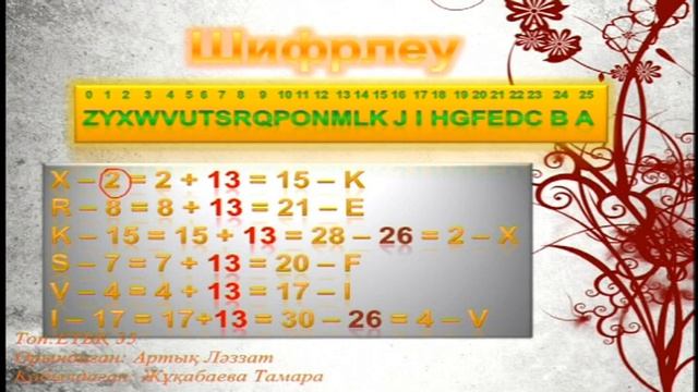 Шифр жасау смотреть онлайн