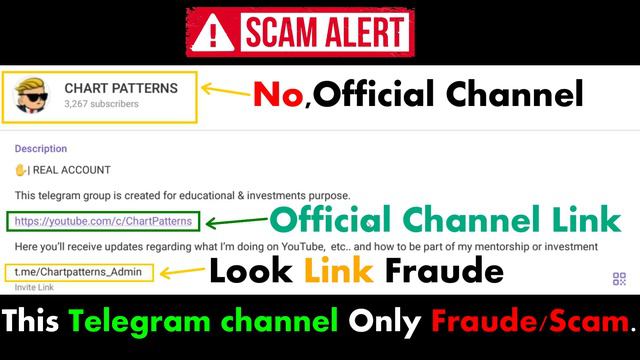 Chart Patterns Telegram Scam Alert #ChartPatterns | Stock | Market | Forex | crypto | Trading смотреть онлайн