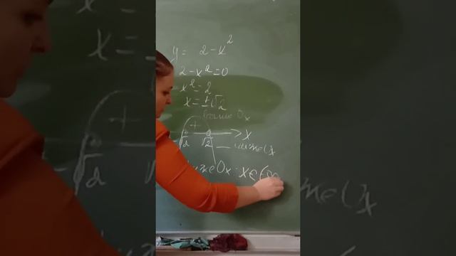 Определение промежутков знакопостоянства смотреть онлайн
