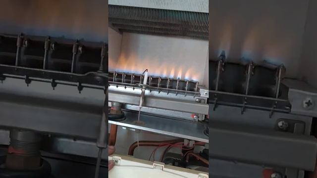 Включение ионизации и модуляции котла Immergas смотреть онлайн