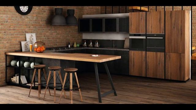 Кухни с фасадами из ЛДСП EGGER смотреть онлайн