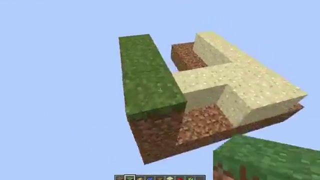 Как сделать скай блок в Одиночной игре смотреть онлайн