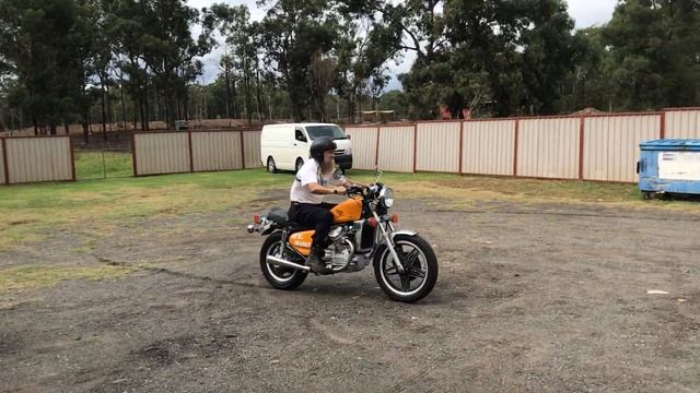 Honda GL500 1979 CX500 Custom Test Ride смотреть онлайн