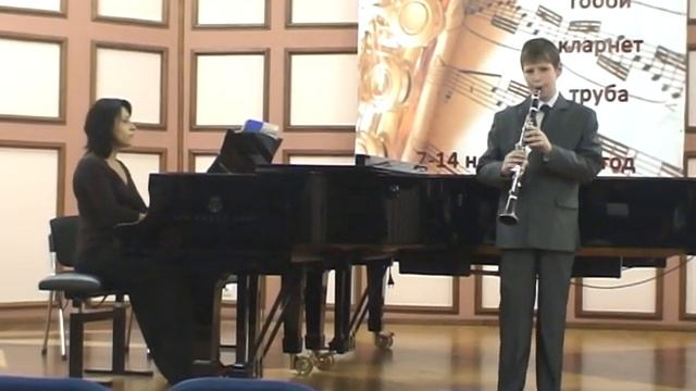 Г Пьерне Канцонетта для кларнета и фортепиано, ор 19 смотреть онлайн