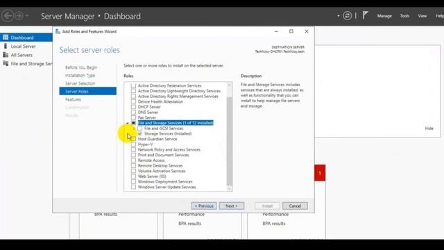 How to Installing Active Directory, DNS, DHCP & DFS with Windows Server 2022 | Part-01. смотреть онлайн