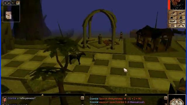 Neverwinter Nights, Russian Server Siala, Игрок на лошади