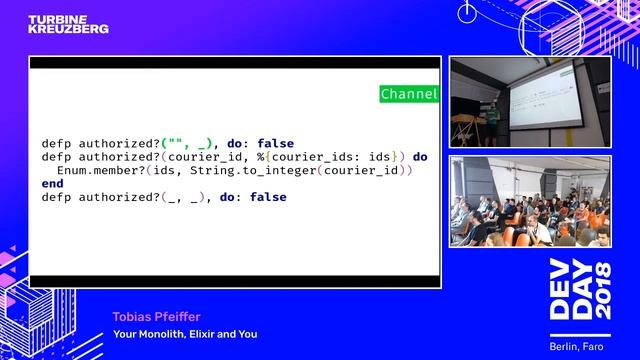 Dev Day 2018 Berlin - "Your Monolith, Elixir and You" Tobias Pfeiffer (Liefery) смотреть онлайн