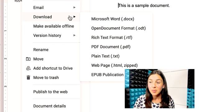Convert Google Doc to Microsoft Word Document: Quick - How to - Tutorial смотреть онлайн