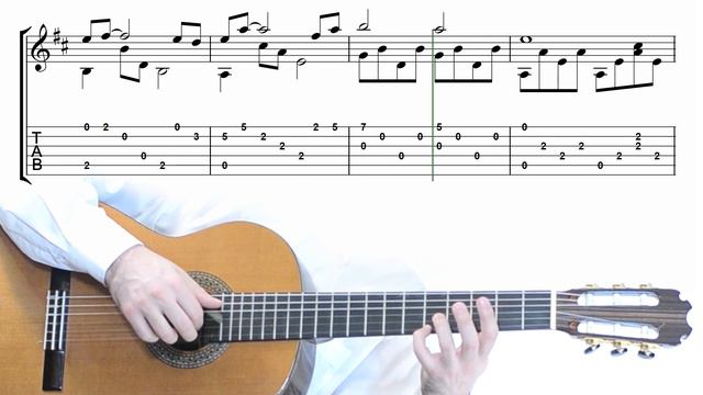 Guitar Lesson - My Heart Will Go On - Titanic - Tab Tutorial смотреть онлайн