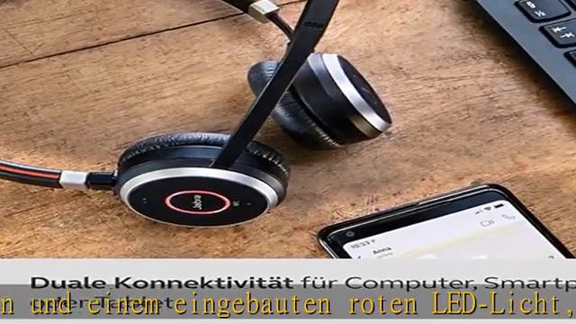 Jabra Evolve 65 SE Drahtlose Stereokopfhörer — Bluetooth, Mikrofon mit Geräuschunterdrückung, lange смотреть онлайн