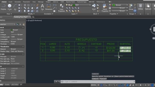Usa las tablas de AutoCAD como si trabajaras en Excel - Formulas, formato, celdas, bordes - PARTE 2 смотреть онлайн