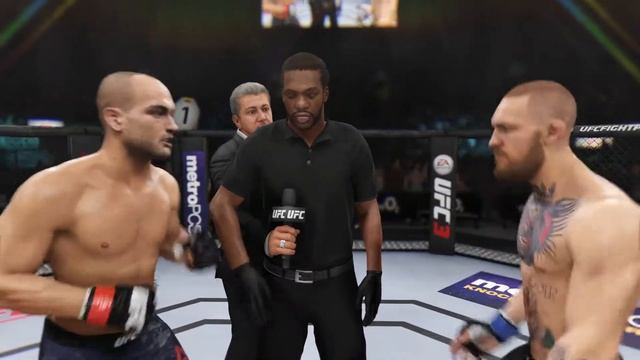 EDDIE ALVARES vs. CONOR McGREGOR EA SPORTS UFC 3 CPU vs. CPU GAME PS4 смотреть онлайн
