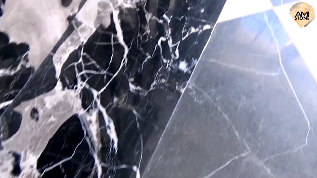 Камин из черного мрамора Flowers в частный дом от Амистоун! смотреть онлайн