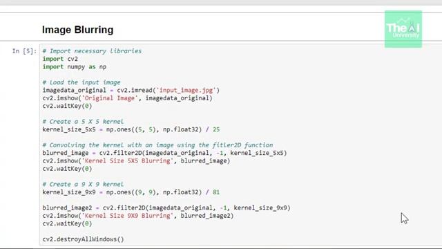 How to BLUR an Image using OpenCV | Gaussian Blur Image Processing OpenCV смотреть онлайн