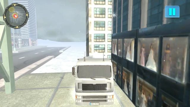 Snow plow truck | Truck simulator | Cleaning roads | Gaming arena смотреть онлайн