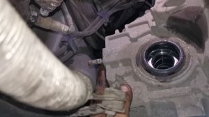 HYUNDAI Solaris АТ замена заднего сальника К/В